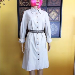 💖VTG💖60’s/70’s Utility Shirtdress💖 Sz 16/L